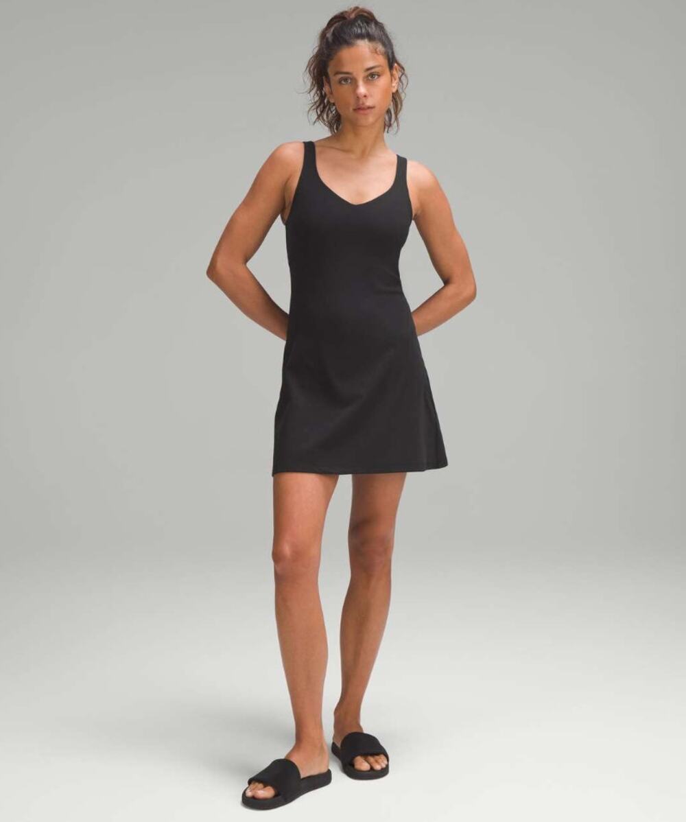 Lululemon Align Dress Black Active Athletic Sporty Size 2